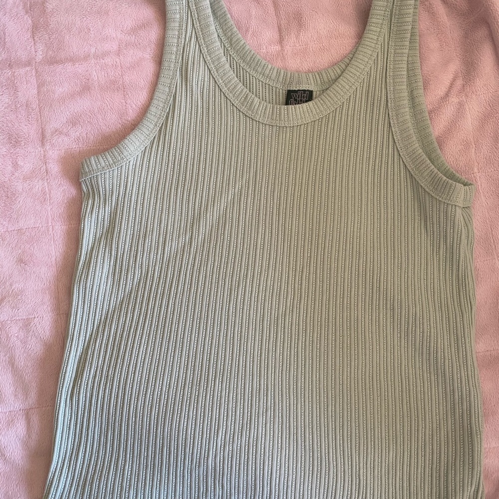 Light green wild fable tank top